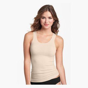 Shimera Halogen Nordstrom Two-Way Seamless Long Tank in Nude